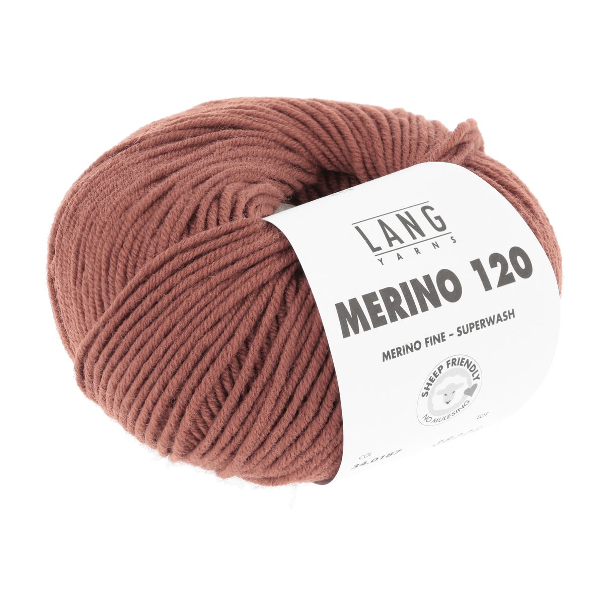 Merino 120 0187 Dark Brick